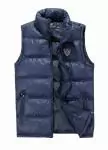 veste armani hommes sans manches exquis reduction marque mode bleu